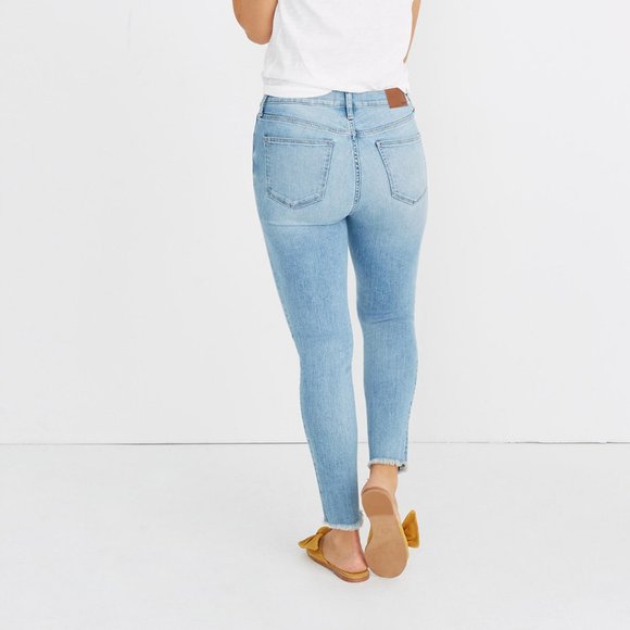 Madewell 9” High-Rise Skinny Crop Jeans: Button Front Edition - Picture 2 of 11